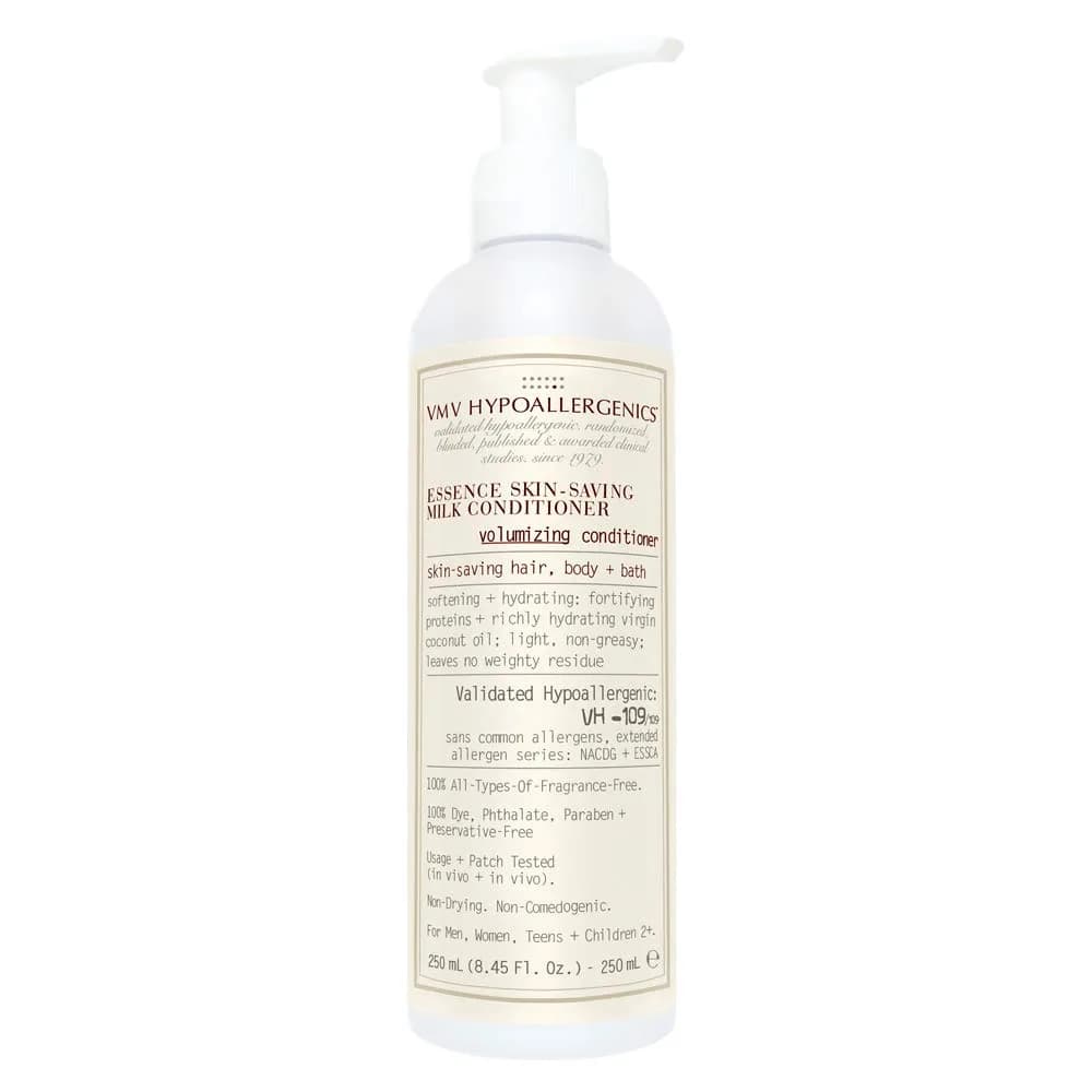 VMV Hypoallergenics Essence Skin-Saving Milk Conditioner, 8.45 Fl Oz | Fragrance-Free, All Hair Types, Skin & Hair Care