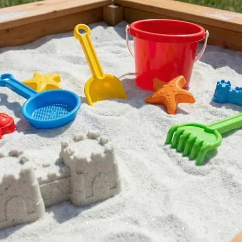 Sandtastik Sparkling White Play Sand, 25 lb (11.3 kg) | Natural, Non-Toxic Indoor & Outdoor Use thumbnail 3