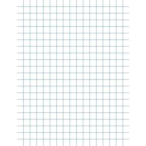 School Smart Double Sided Graph Paper 8-1/2 x 11 Inches | 1/2 Inch Rule, White, Pack of 500 thumbnail 4