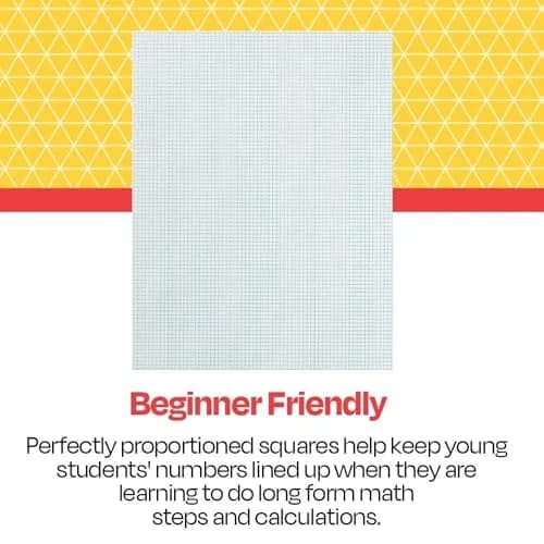 School Smart Double Sided Graph Paper 8-1/2 x 11 Inches | 1/2 Inch Rule, White, Pack of 500 thumbnail 7