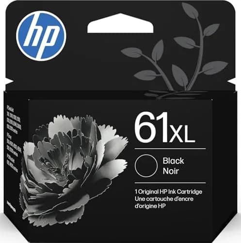 HP 61XL Black High-Yield Ink Cartridge | 430 Pages | Works with HP DeskJet, Envy, OfficeJet Printers thumbnail 1