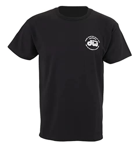 Drum Workshop Heavy Cotton Short Sleeve T-Shirt, Black, Large US | Classic Music Tee for Men thumbnail 1