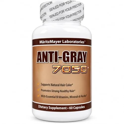 MÄRITZMAYER LABORATORIES Anti-gray 7050 Hair Capsules | Decrease Gray Hair & Restore Natural Color thumbnail 1