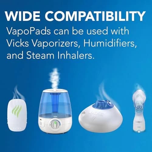 Vicks VapoPads Soothing Menthol Vapor Pads 6 Count (156 g) | Breathe Easier with 8 Hours of Comfort thumbnail 5