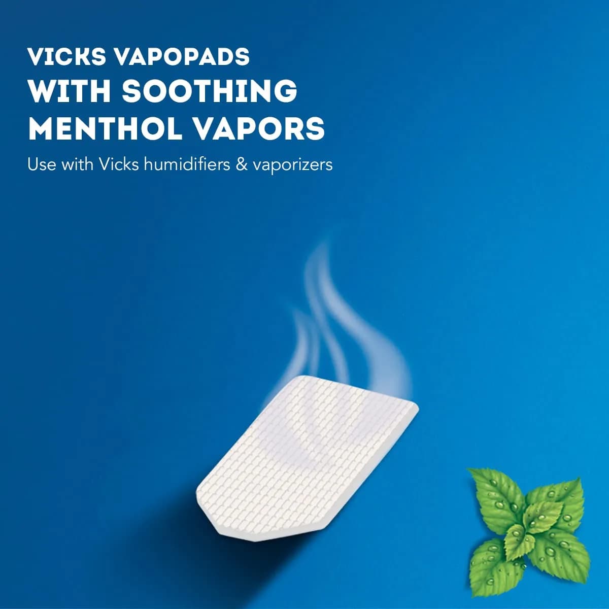 Vicks VapoPads Soothing Menthol Vapor Pads 6 Count (156 g) | Breathe Easier with 8 Hours of Comfort - view 6