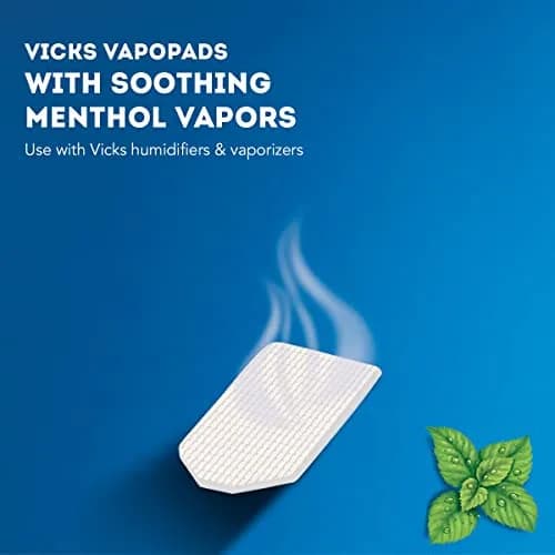 Vicks VapoPads Soothing Menthol Vapor Pads 6 Count (156 g) | Breathe Easier with 8 Hours of Comfort thumbnail 6