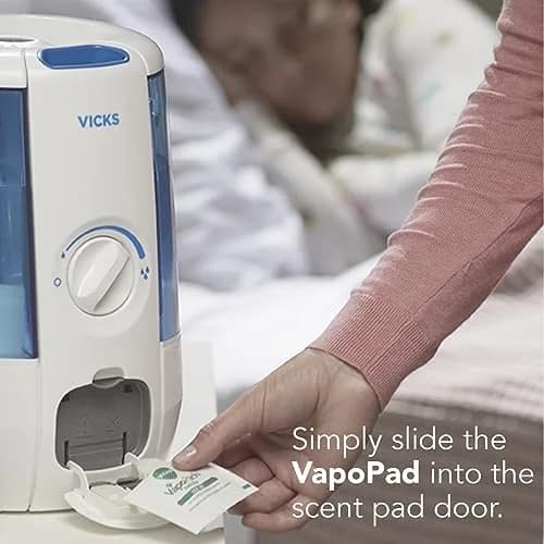 Vicks VapoPads Soothing Menthol Vapor Pads 6 Count (156 g) | Breathe Easier with 8 Hours of Comfort thumbnail 3