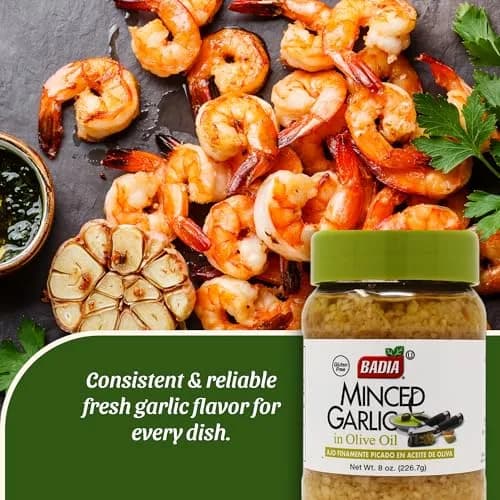 Badia Minced Garlic in Olive Oil 8 oz | Ready-to-Use, Rich Flavor, Perfect for Indian Kitchens thumbnail 3