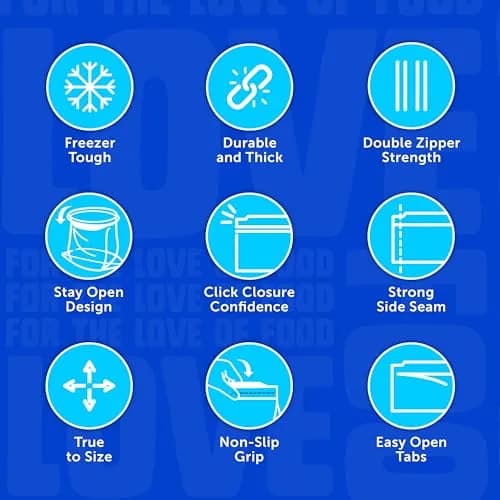 Ziploc Gallon Freezer Bags - Stay Open Design, 28 Count Pack | Trusted for Food Preservation - view 4
