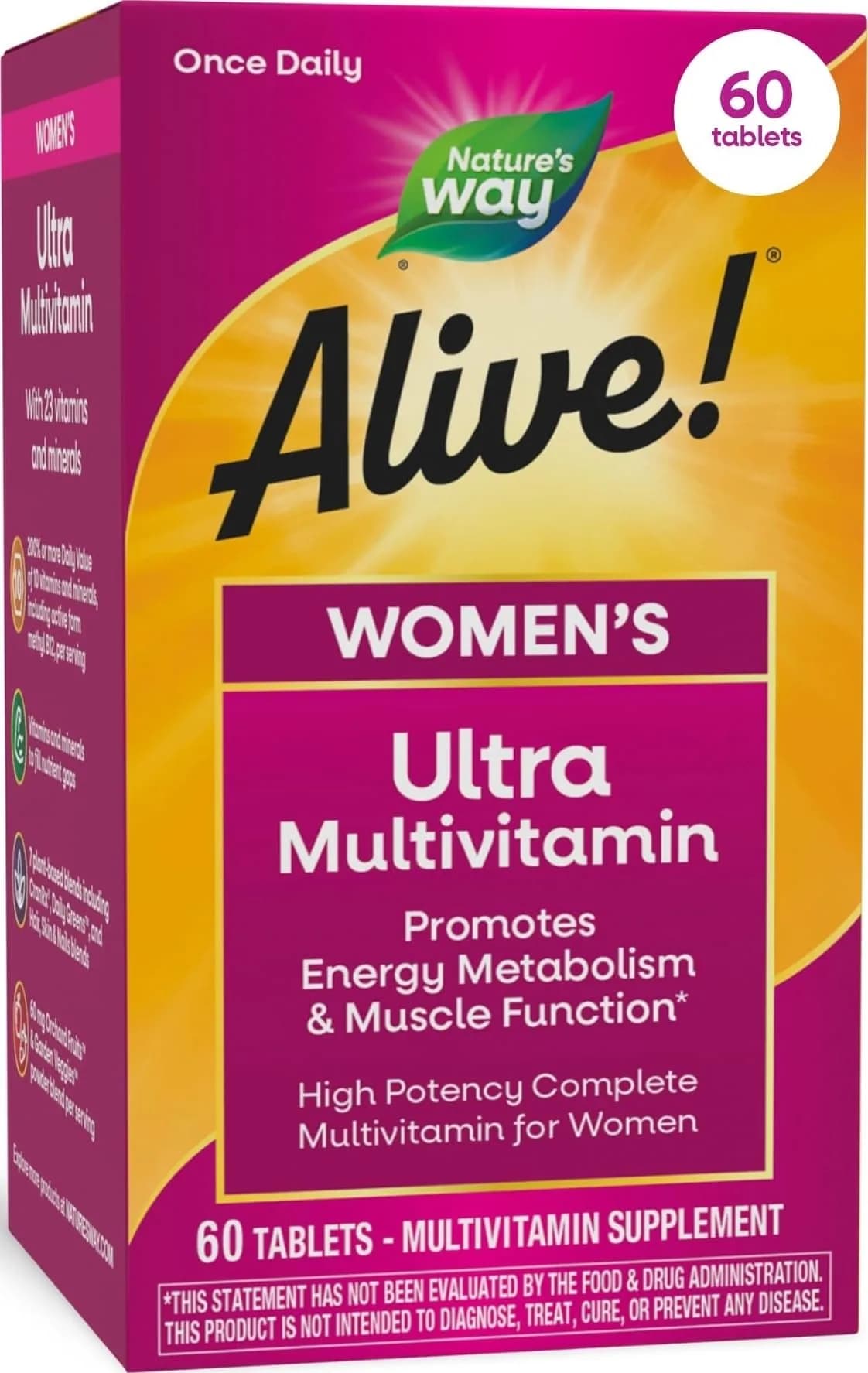 Nature's Way Alive! Women's Ultra Multivitamin 60 Count Tablets - main product image
