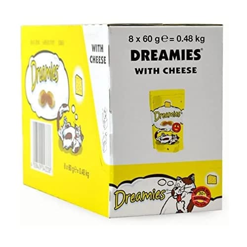 Dreamies Cheese Cat Treats 60 g | Crunchy Snack for All Cat Breeds thumbnail 8