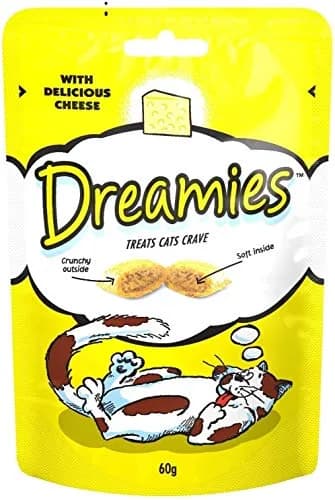 Dreamies Cheese Cat Treats 60 g | Crunchy Snack for All Cat Breeds thumbnail 2