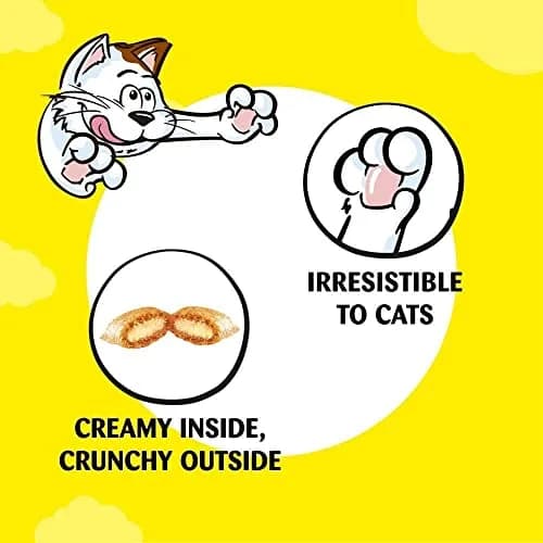 Dreamies Cheese Cat Treats 60 g | Crunchy Snack for All Cat Breeds thumbnail 3