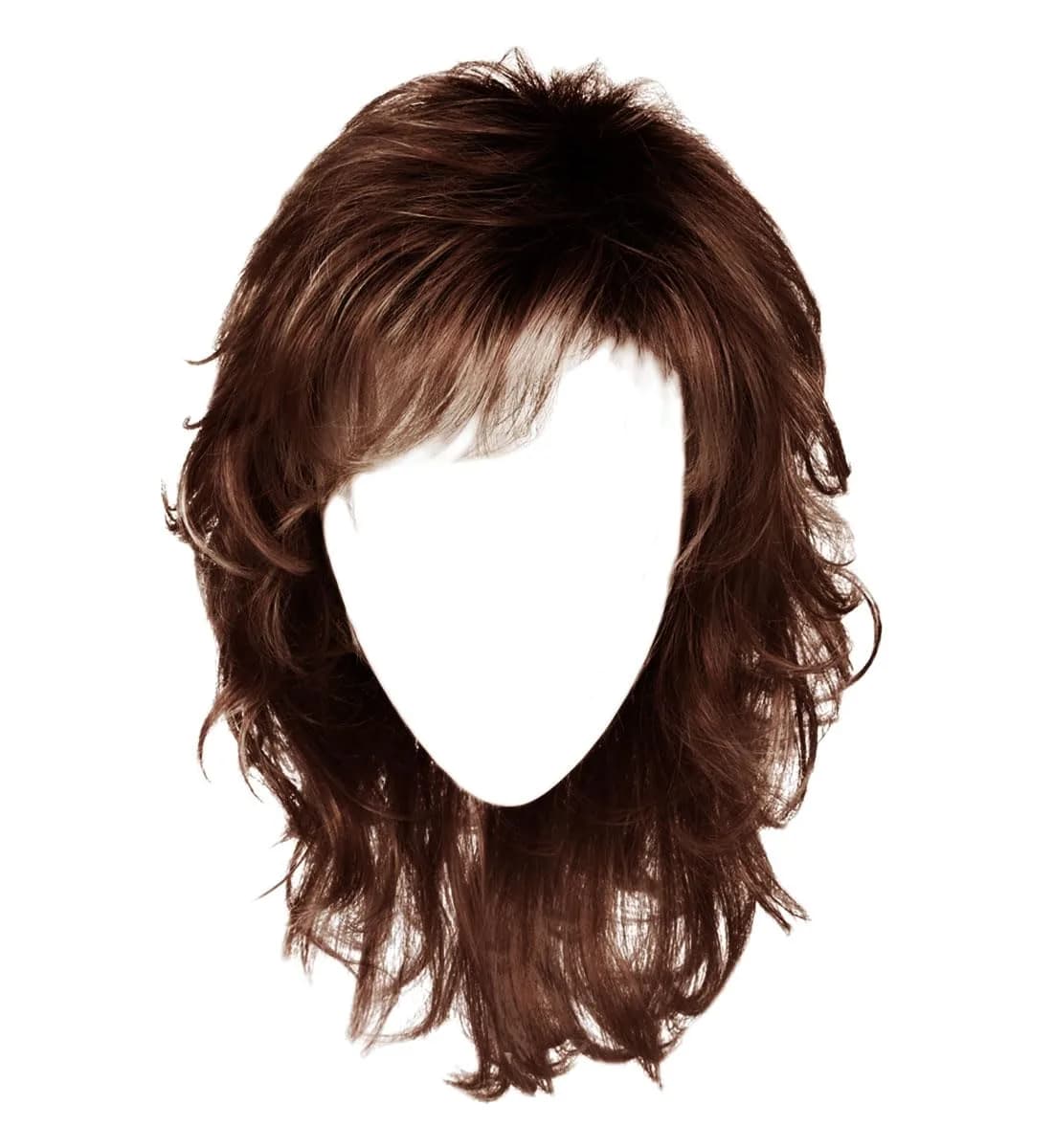 Hair u wear Raquel Welch Collection TRESS R6 Wig | Wavy Synthetic Hair, Average Cap, Ginger Blonde — R6/30H Chocolate Copper