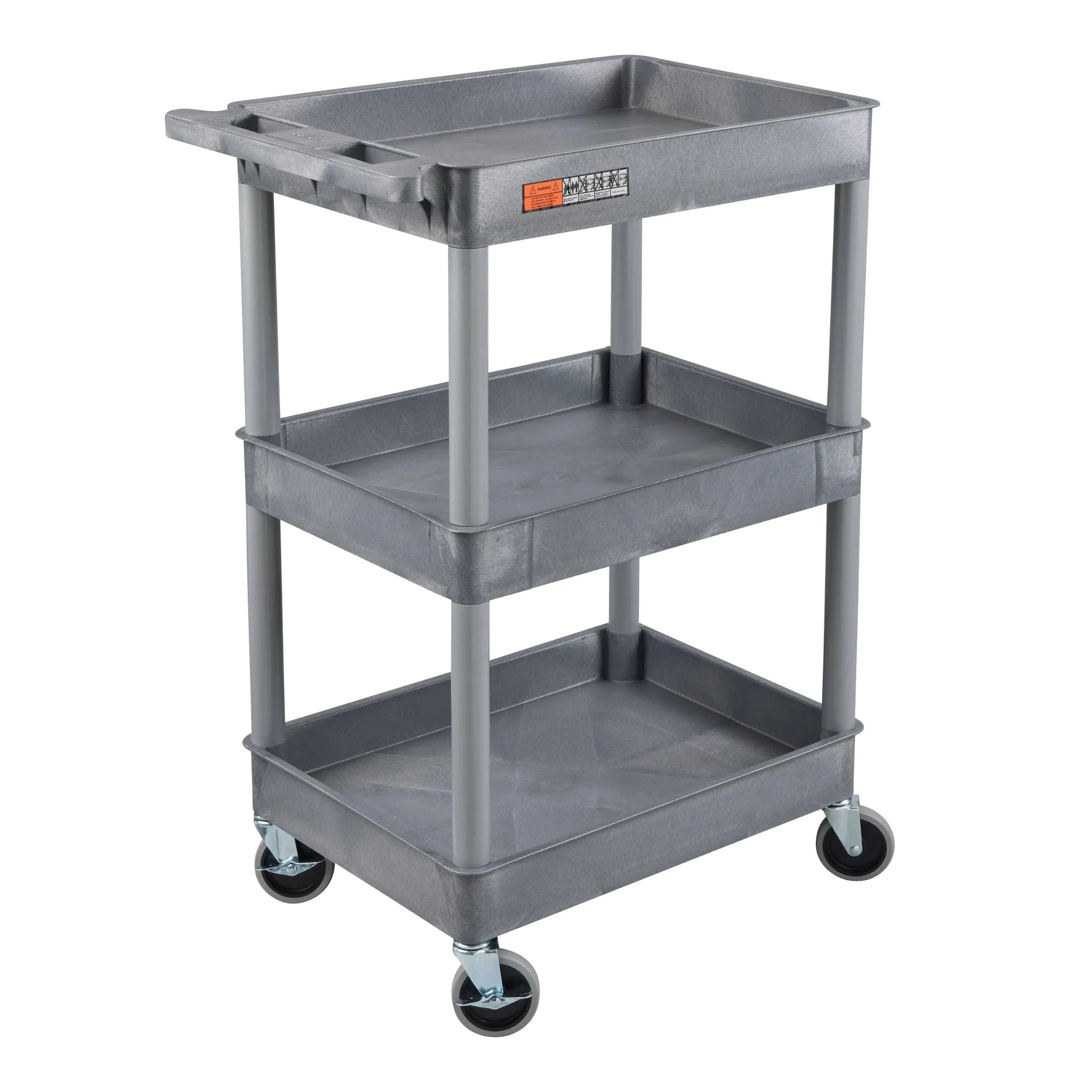 Luxor Tub Cart - Three Shelves | Heavy Duty Utility Cart for Office & Auto (70-120 chars) - main product image