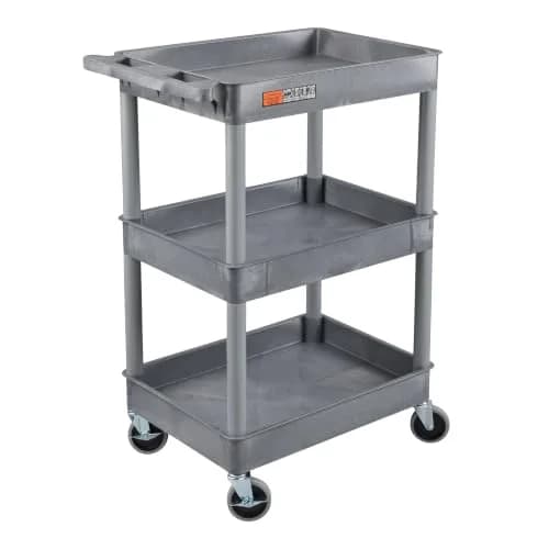 Luxor Tub Cart - Three Shelves | Heavy Duty Utility Cart for Office & Auto (70-120 chars) thumbnail 1
