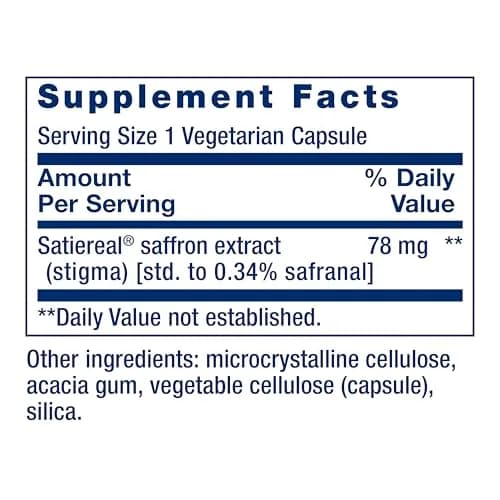 Life Extension Optimized Saffron 60 Capsules | Appetite Support, Non-GMO & Gluten-Free thumbnail 3