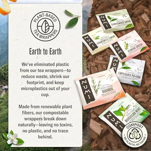 Numi Organic Rooibos Tea, 54 Herbal Tea Bags | Caffeine Free, Organic, Earthy Flavor thumbnail 6