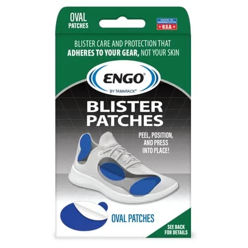Engo Blister Prevention Patches Oval Starter 6 Pack | Friction Relief for Shoes & Feet thumbnail 1