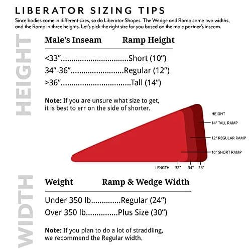 Liberator Wedge Plus Size, Black Microfiber | 27° Incline for Deeper Penetration & G-Spot Stimulation thumbnail 6