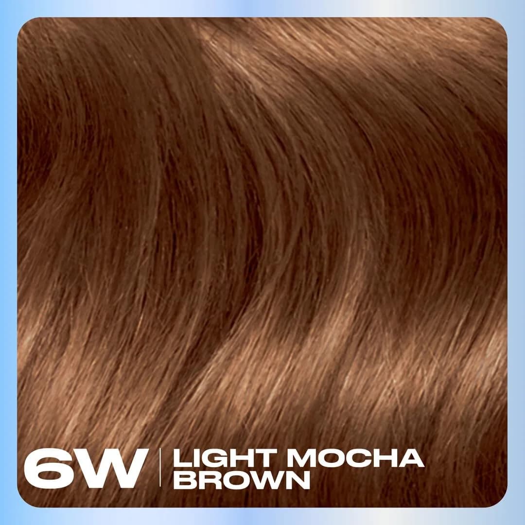 Clairol Nice'n Easy 6W Light Mocha Brown Permanent Hair Dye, 1 Application - view 3