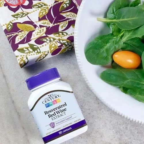 21st Century Resveratrol Red Wine Extract Capsules, Antioxidant, 90ct | Supports Cellular Health & Aging thumbnail 4