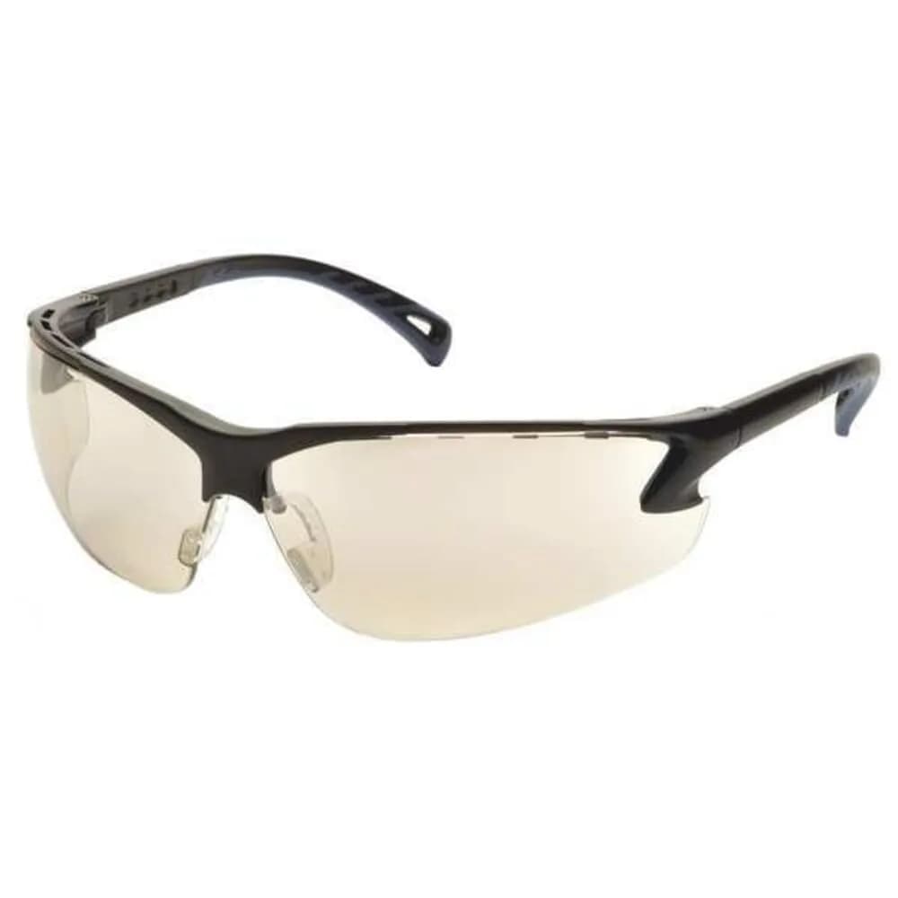 Pyramex Venture 3 Safety Glasses, Clear H2X Anti-Fog Lens | Impact-Resistant, UV & Fog Protection — Indoor/Outdoor Mirror