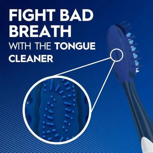 Oral-B Pro Health CrossAction Plaque Removal Toothbrushes 2 Pack | Soft Bristles Deep Reach in Tight Spaces thumbnail 6