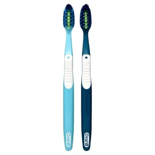 Oral-B Pro Health CrossAction Plaque Removal Toothbrushes 2 Pack | Soft Bristles Deep Reach in Tight Spaces thumbnail 9
