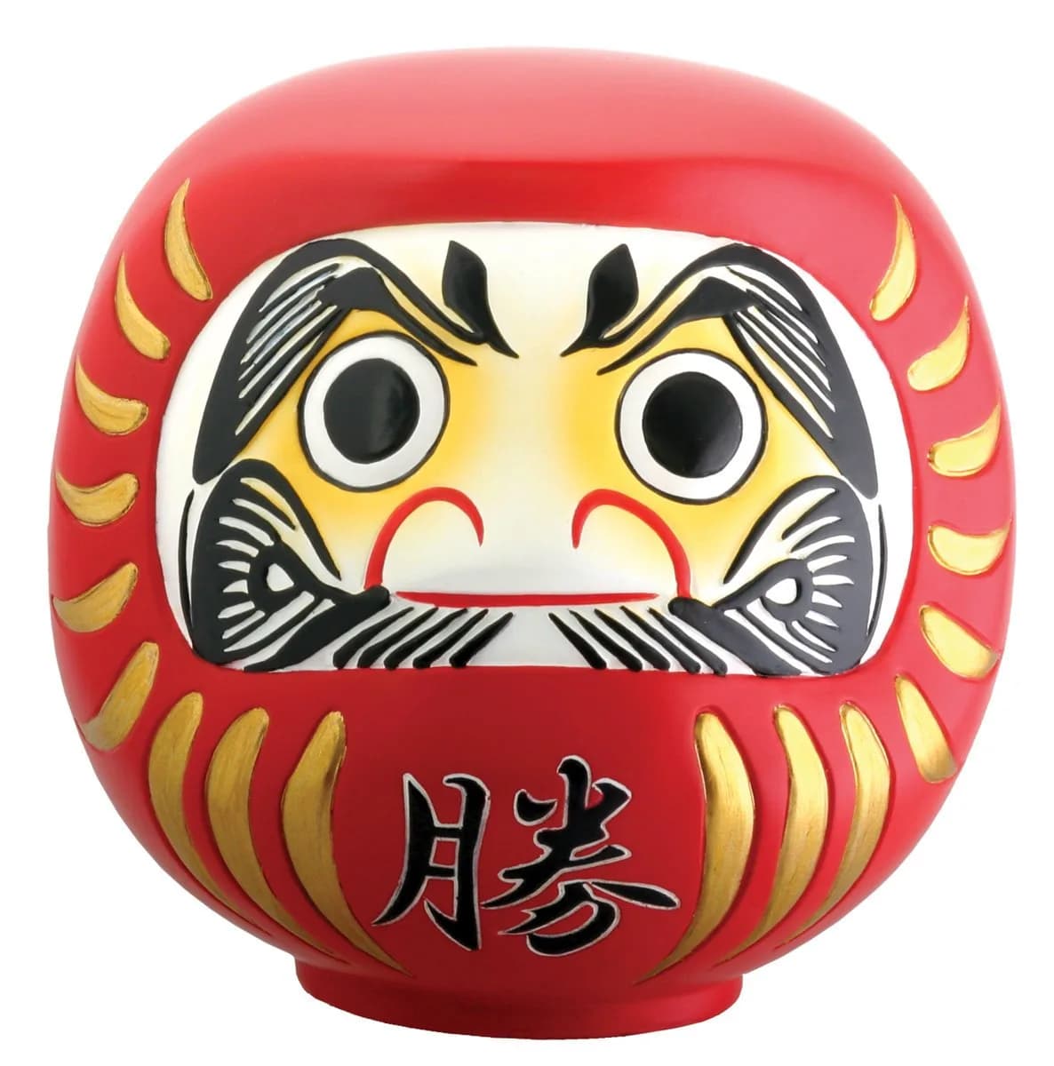 Summit Collection Japanese Daruma Doll Dharma Good Luck Zen Statue Decor Collectible 10.16 cm (4") - main product image