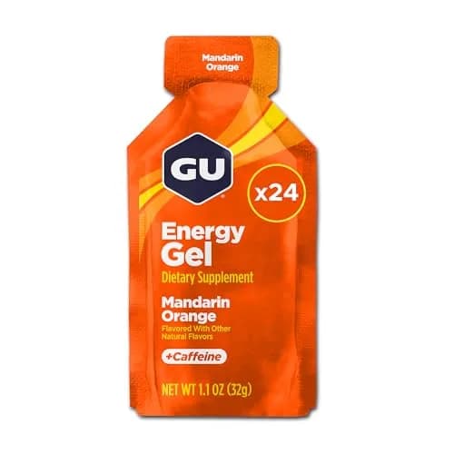 GU Energy Original Sports Nutrition Energy Gel, Mandarin Orange, 24 Count Box | Dual Source Energy for Endurance Athletes thumbnail 1