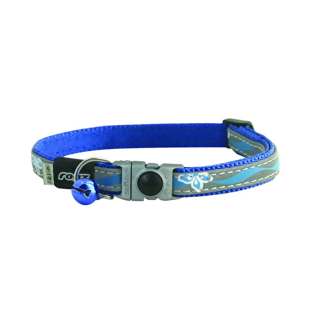 Rogz Reflective Cat Collar with Breakaway Clip and Removable Bell, 20-30 cm (8-12") | Safety First for Your Feline Friend - main product image