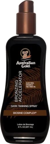 Australian Gold Dark Tanning Accelerator Spray Gel With Bronzer | 8 fl oz, Multicolor, AGCB175 thumbnail 1