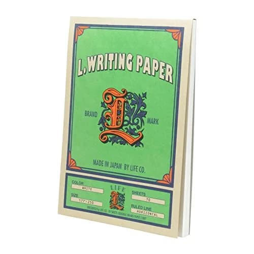 ライフ Toilet Pin, L Brand Label, Horizontal Ruled | 7 in. x 10 in. | 70 Pages, Multicolor Paper thumbnail 1