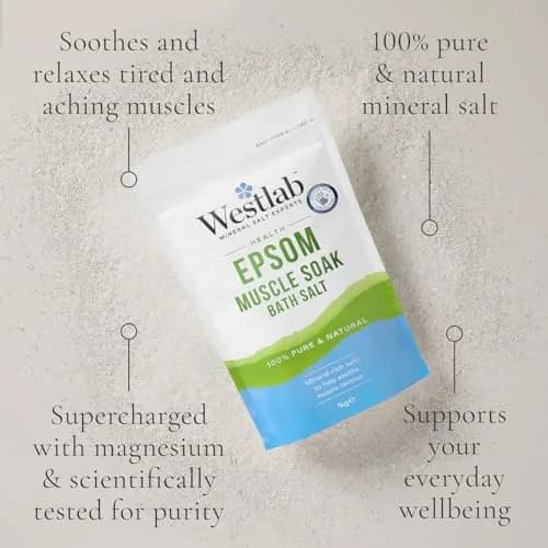 Westlab Reviving Epsom Salt 1 kg (2.2 lb) | Muscle Relaxation & Recovery thumbnail 2
