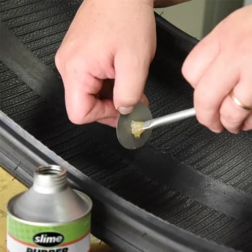 Slime Rubber Cement Tire Repair Adhesive 236ml (8 oz) | Secure Firm Hold for Tire Patches thumbnail 6