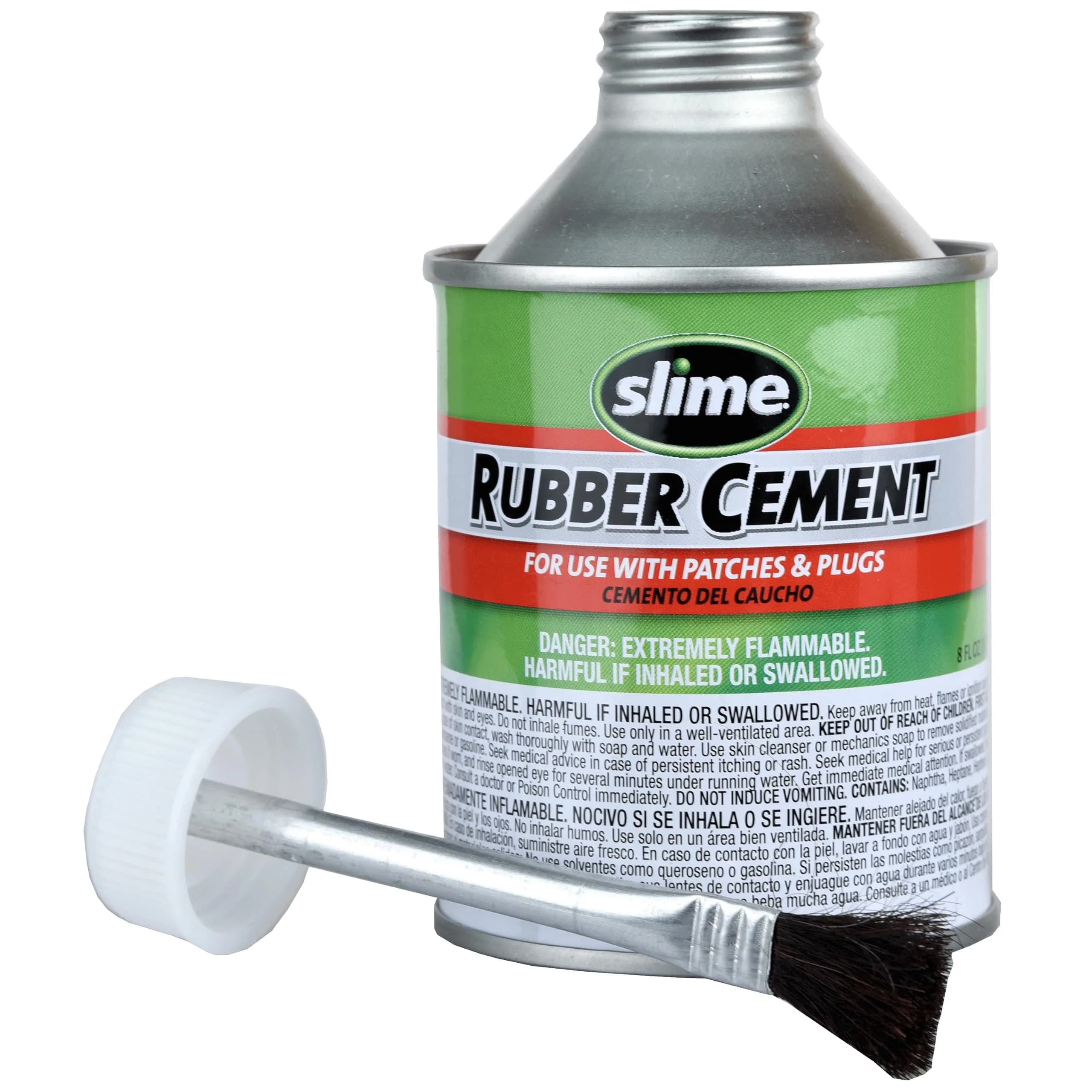 Slime Rubber Cement Tire Repair Adhesive 236ml (8 oz) | Secure Firm Hold for Tire Patches - view 2