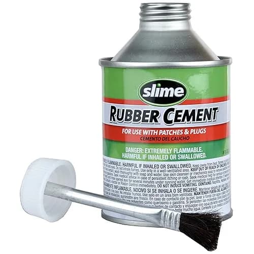 Slime Rubber Cement Tire Repair Adhesive 236ml (8 oz) | Secure Firm Hold for Tire Patches thumbnail 2