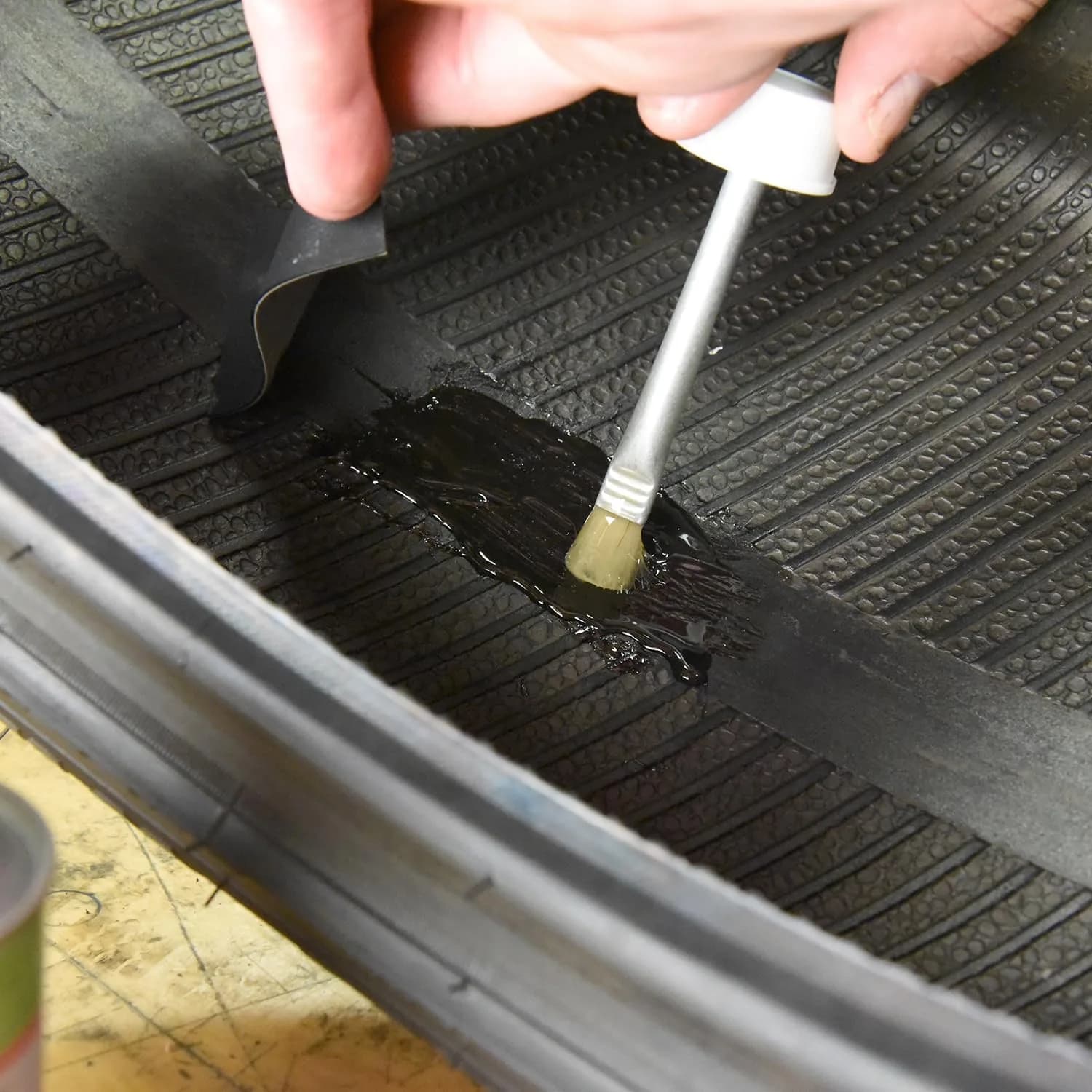 Slime Rubber Cement Tire Repair Adhesive 236ml (8 oz) | Secure Firm Hold for Tire Patches - view 4