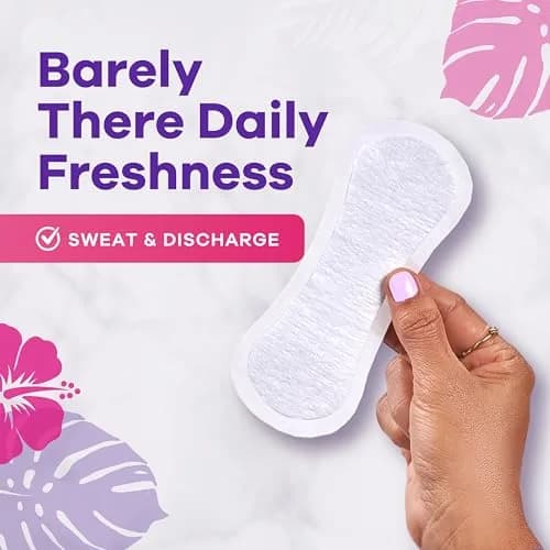 Always Panty Liners for Women Thin No Feel Protection Daily Liners Regular Unscented 162 Count | Breathable, Discreet, Light Absorbency thumbnail 3