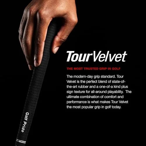 Golf Pride Tour Velvet Golf Grip, Standard, 1 Pack | Unmatched Comfort & Control thumbnail 2