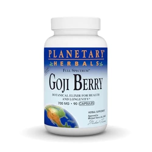 Planetary Herbals Goji Berry Full Spectrum 700mg | Supports Vision & Longevity (70-120 chars) thumbnail 1