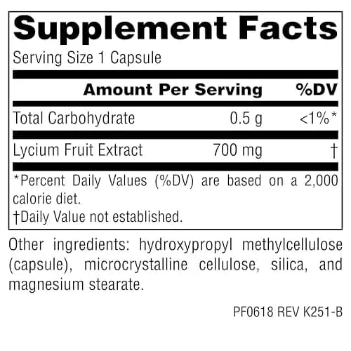 Planetary Herbals Goji Berry Full Spectrum 700mg | Supports Vision & Longevity (70-120 chars) thumbnail 2