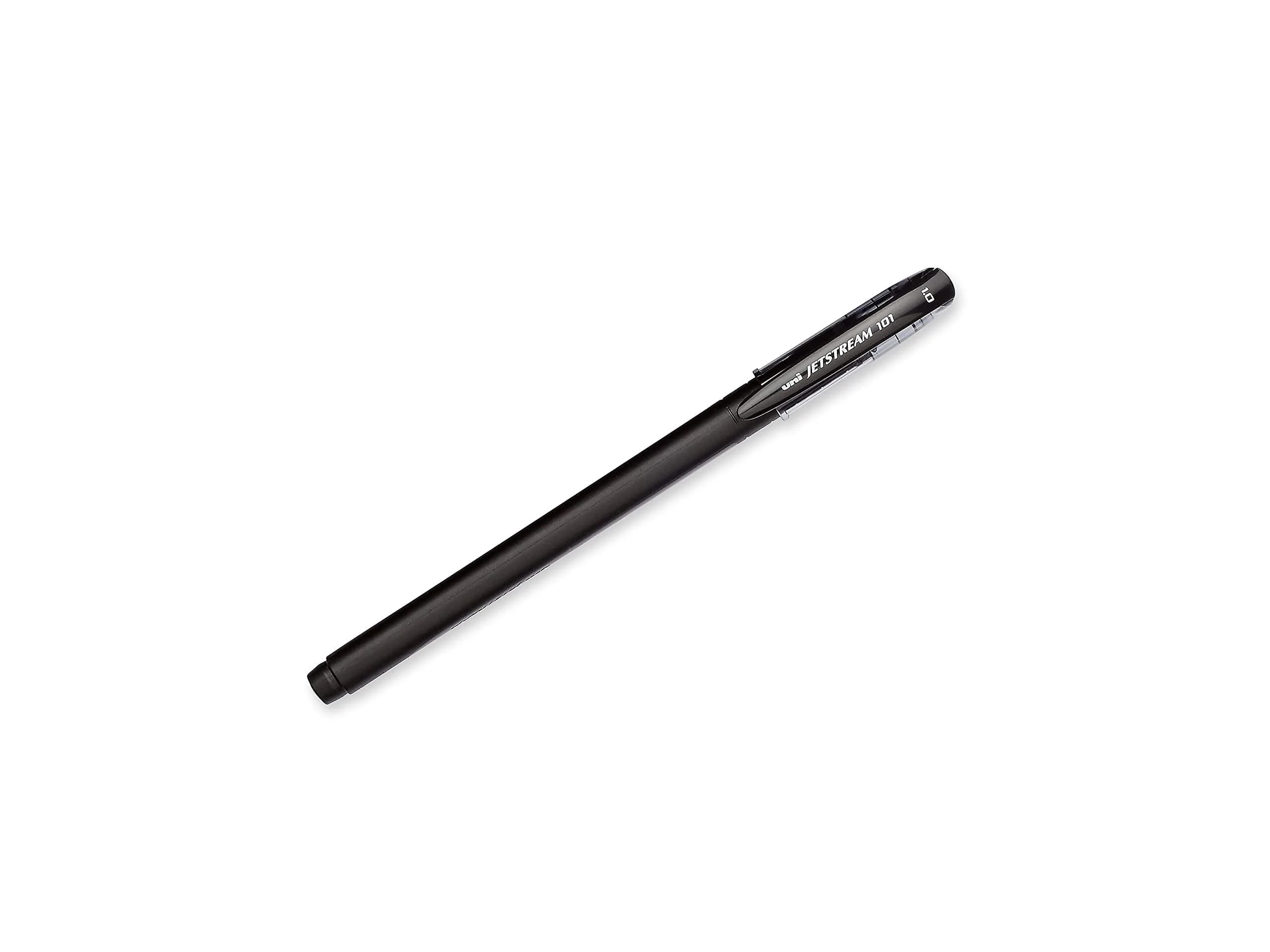 Uni-Ball Jetstream 101 Ballpoint Pens, Medium Point (1.0mm), Black, 12 Pack | Smooth Hybrid Ink, Smudge-Resistant - view 4