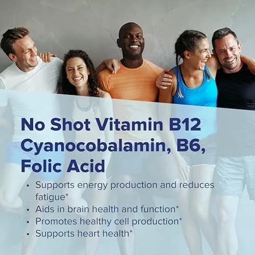 Superior Source No Shot B-12 1000 mcg, B-6, Folic Acid 400 mcg | Sublingual Vitamin B Complex Support thumbnail 6