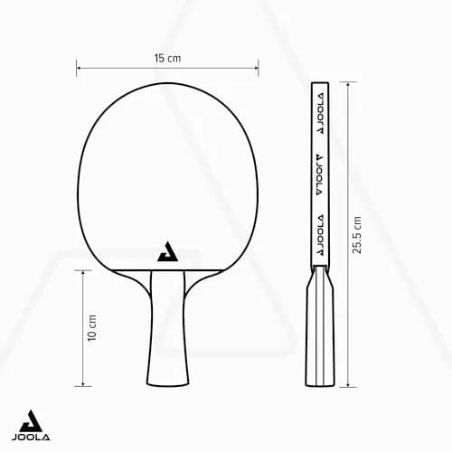 JOOLA Carbon Pro Professional Ping Pong Paddle - Racket with Carbonwood Technology & Red/Black JOOLA 4 You Rubber - Table Tennis Racket Designed for Speed (150g) thumbnail 3