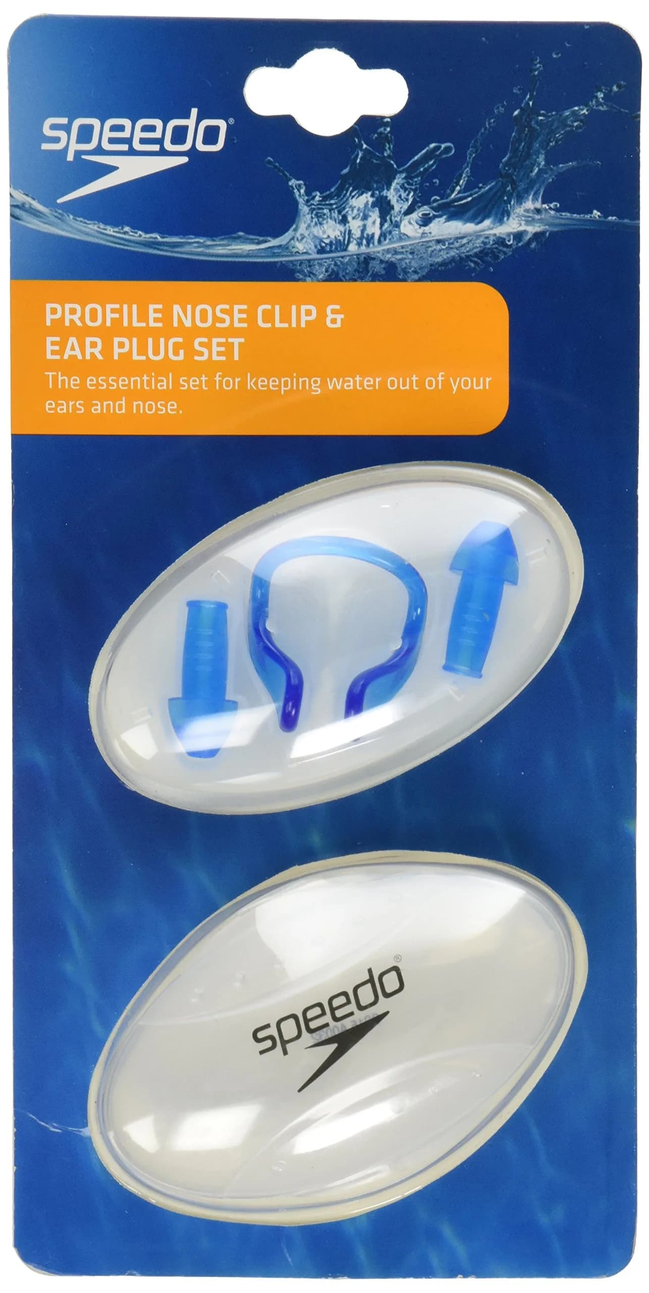 Speedo Unisex Reusable Swimming Ear Plugs | 1 Pair (Pack of 1) - main product image