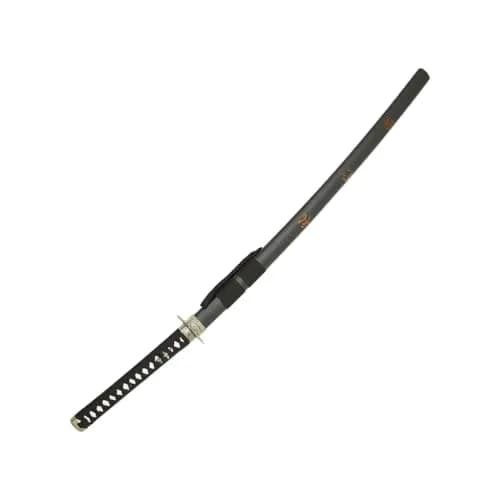 MASTER USA Hand Carved Katana Sword with Samurai Bushido Code on Scabbard, 1045 Steel, 41.5 Inches Overall thumbnail 2