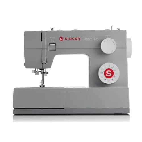 SINGER 4423 Heavy Duty Sewing Machine with Accessory Kit | 97 Stitch Applications, 50% More Power, Heavy Metal Frame — Grey