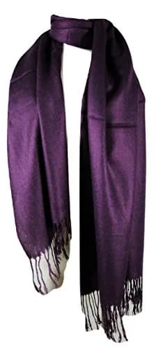 Tapp Collections Purple Pashmina Shawl Wrap Scarf | Lightweight & Super Soft (26" x 68") thumbnail 1